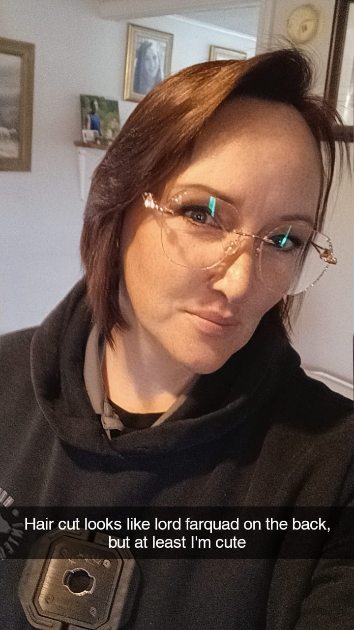 Customer photo review of Glitter Eyeglasses