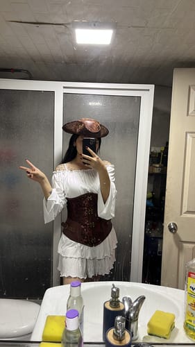 Customer photo review of DISFRAZ PIRATA BLANCO