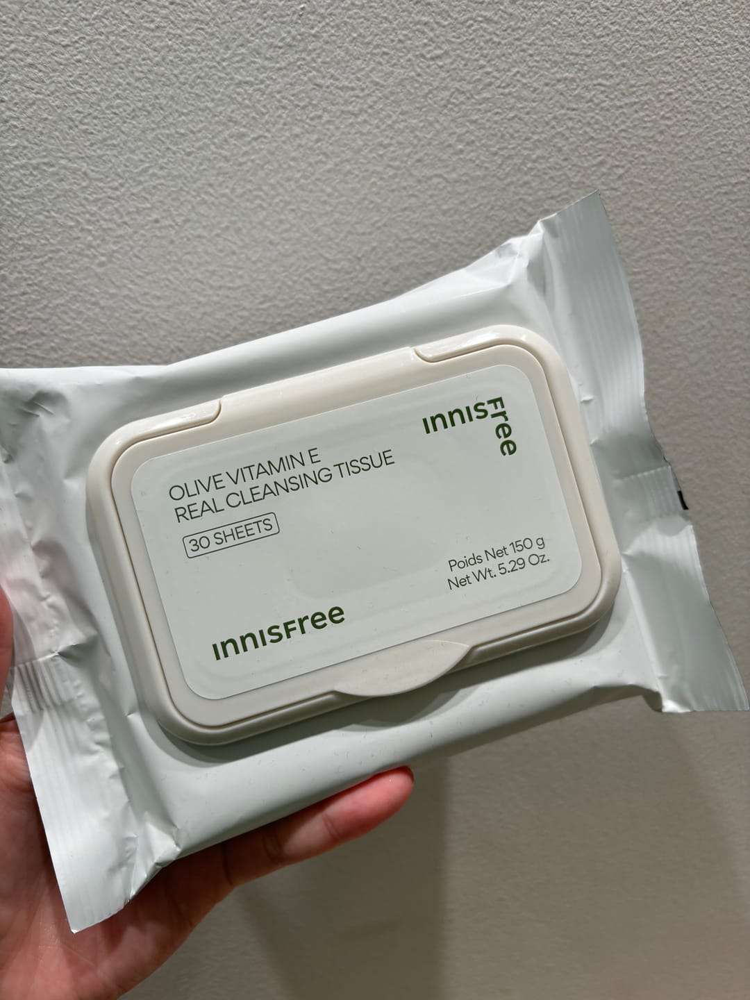 Customer photo review of オリーブ　ビタミンE　リアル　クレンジングシート