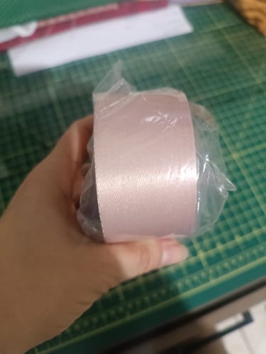 Customer photo review of FITA SUBLIMADA 40MM COR ROSA VELHO 1 METRO