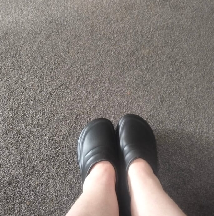 Customer photo review of The Snuggi Work Clogs (Unisex)