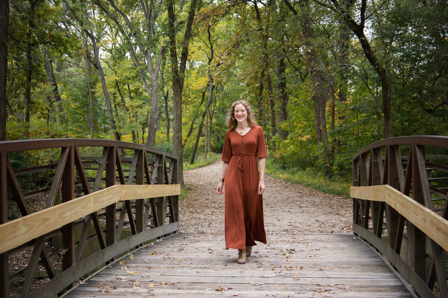 Customer photo review of Brigitte Brianna V-Neck Maxi Dress