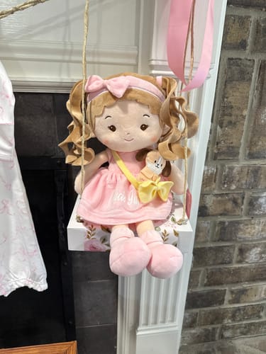 Customer photo review of Personalized Milly Girl & Her Pet