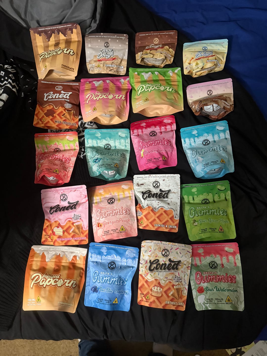 Customer photo review of INFUSED POPCORN - VARIETY PACK