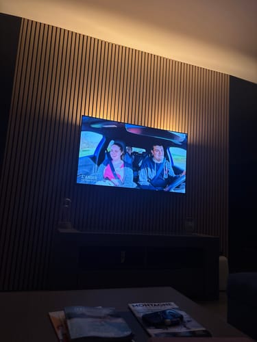 Customer photo review of Panneau acoustique en bois | Chêne Naturel | De première qualité