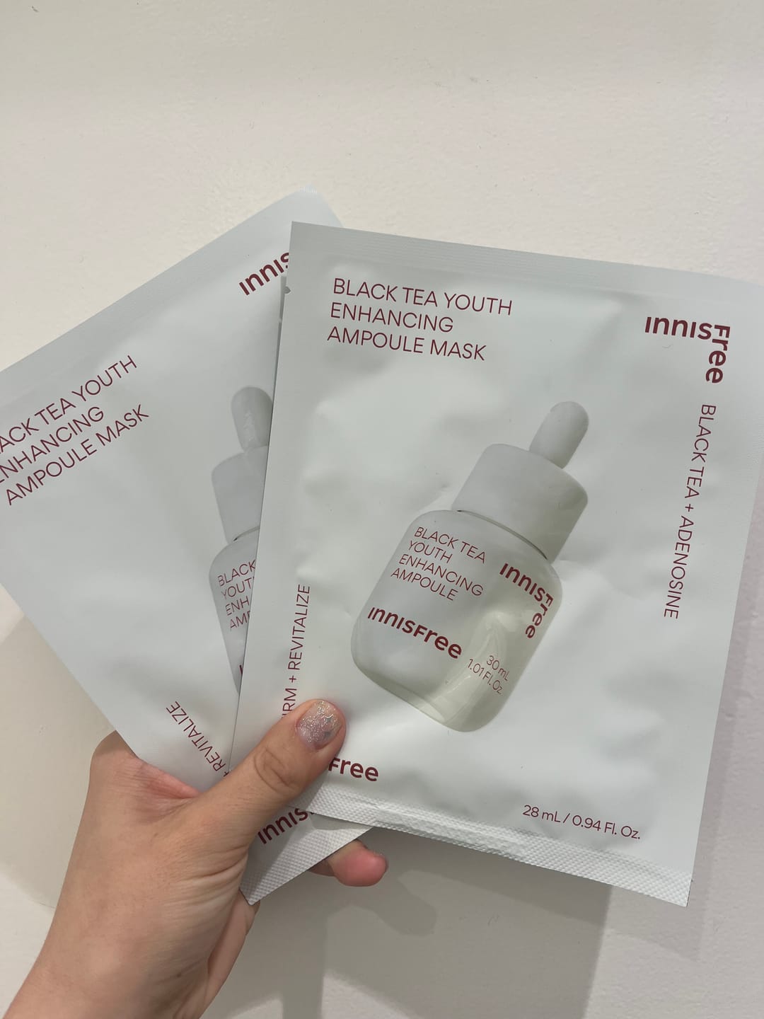 Customer photo review of ブラックティー　ユース　マスクシート
