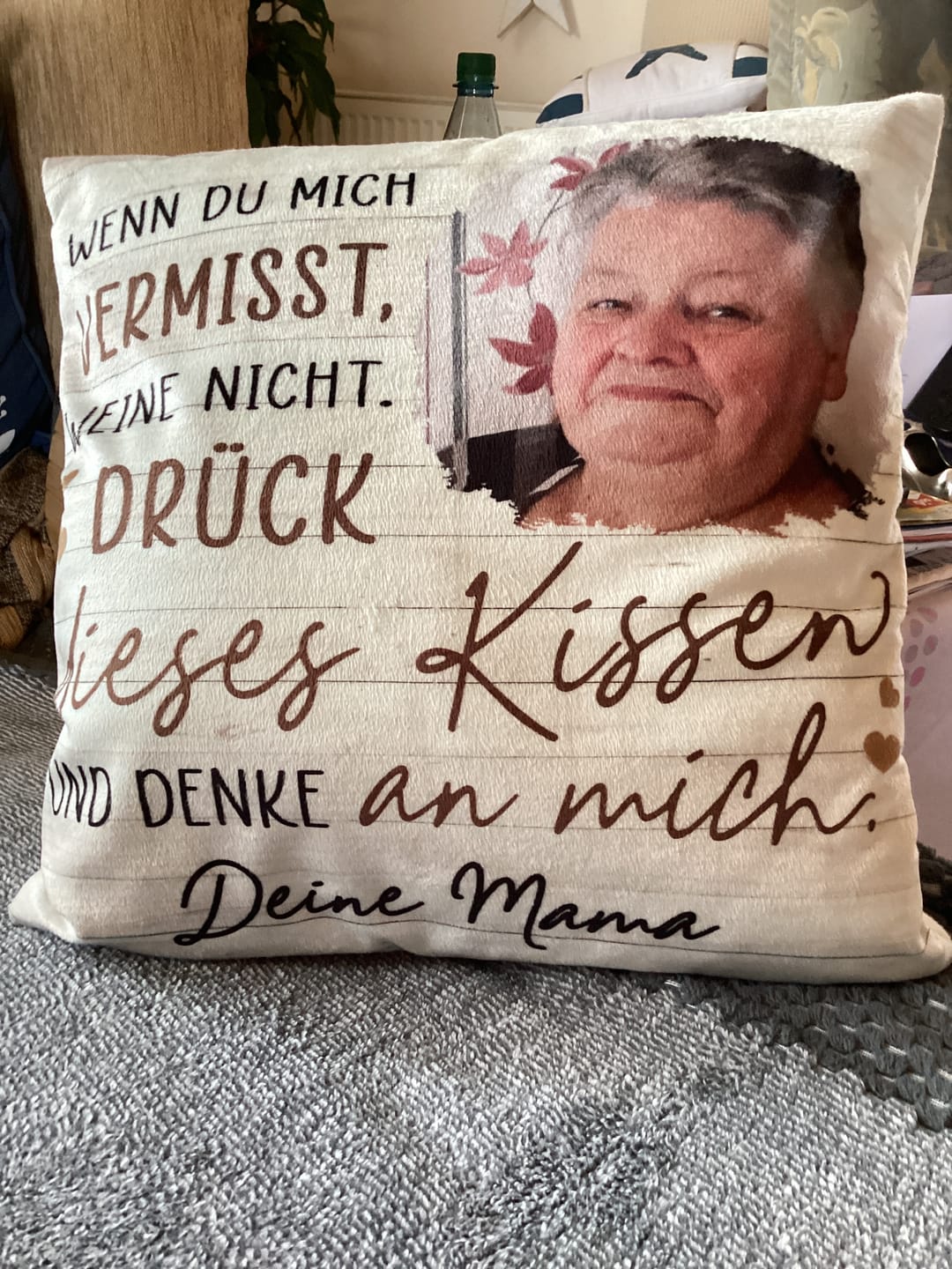 Customer photo review of Immer bei dir - Familien-Kissen