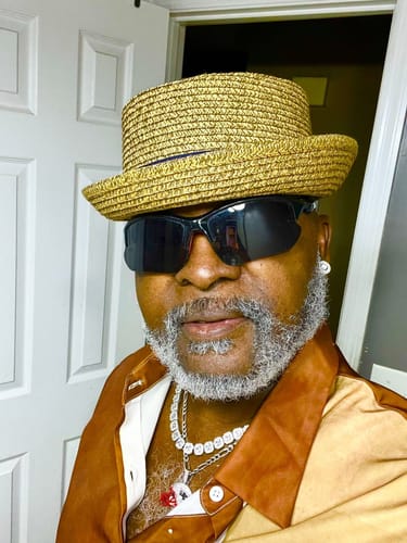 Customer photo review of Iced Out Square Tennis Chain