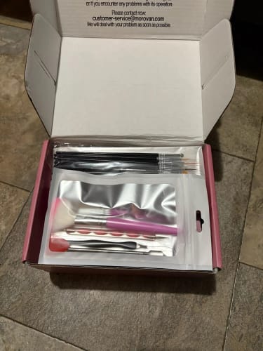 Customer photo review of Acrylic Nail Kit