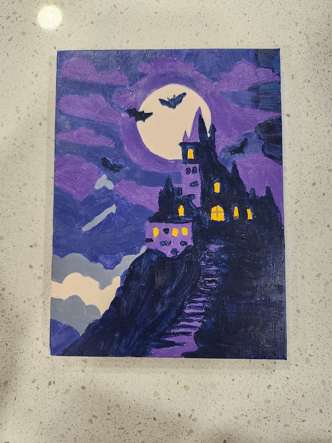 Customer photo review of 6 Mini Paintings - Spooky Autumn Set