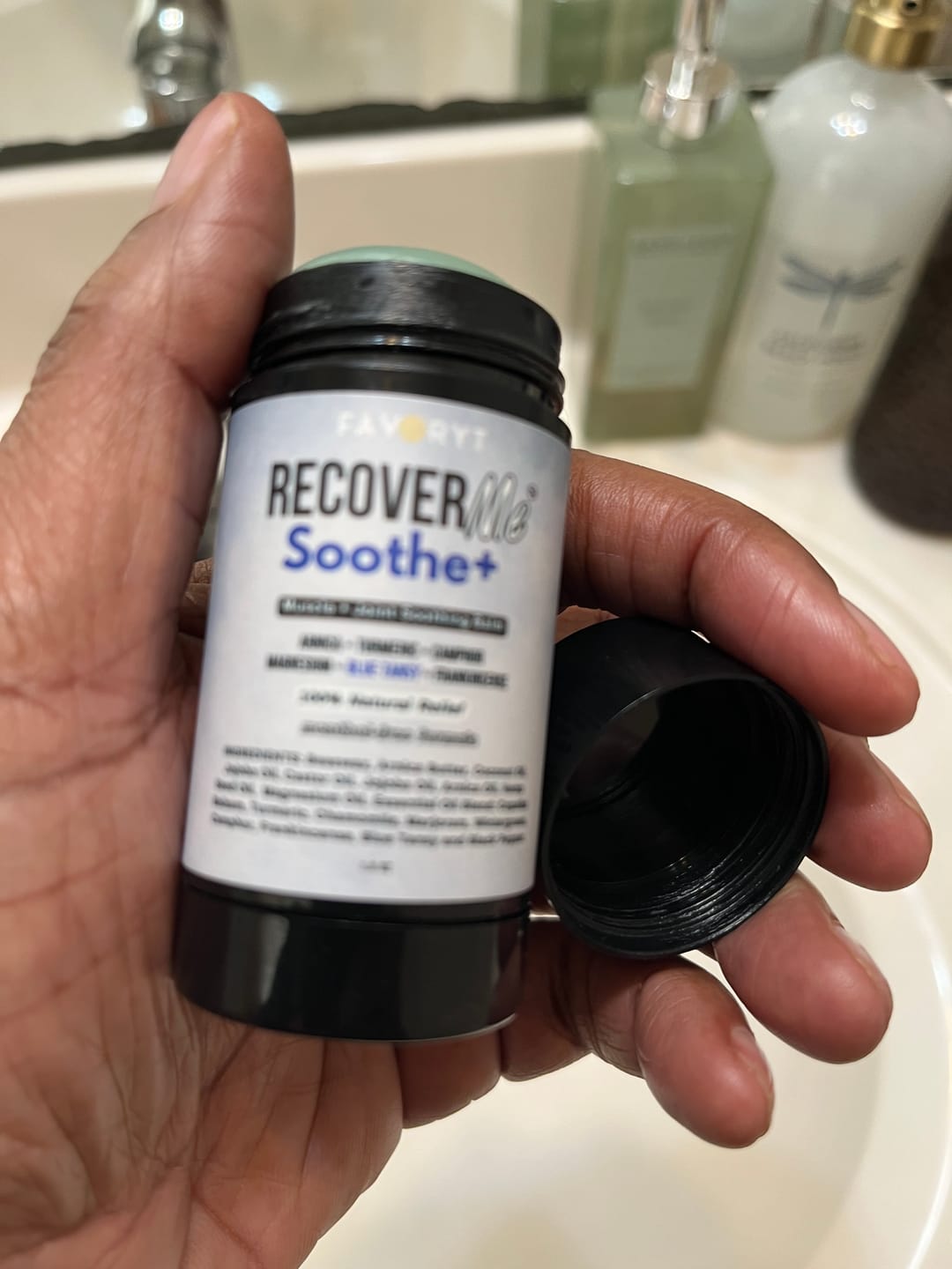 Customer photo review of RecoverMe Balm Stick