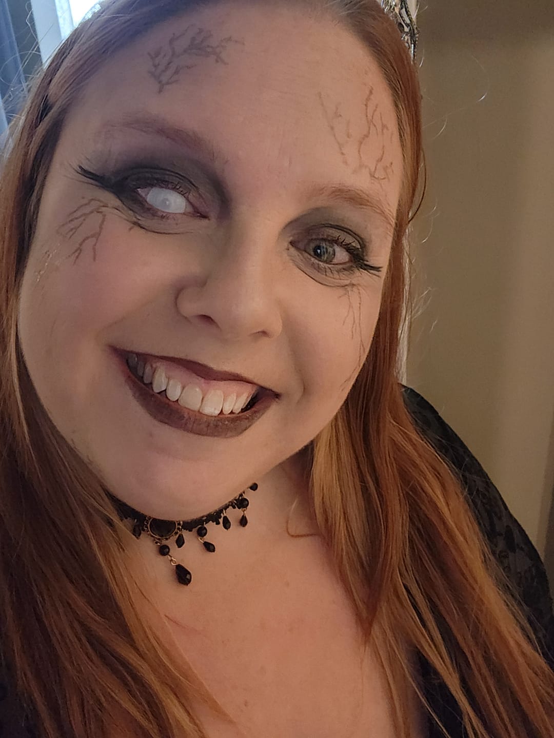 Customer photo review of Zombie White Screen Halloween Lens