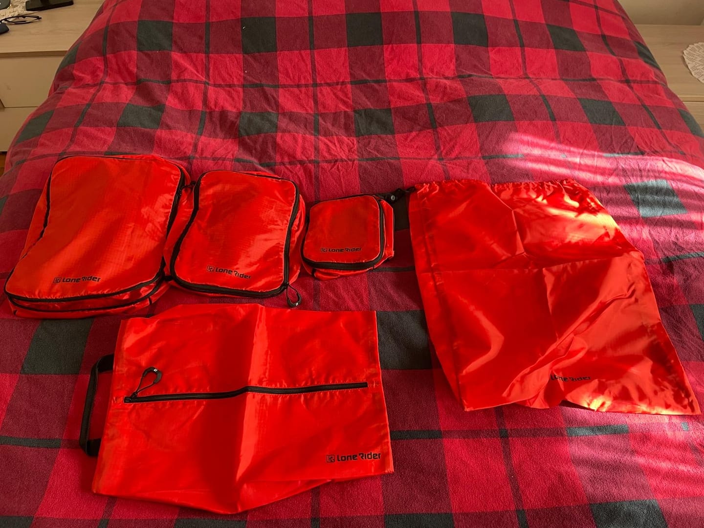 Customer photo review of Travel Packing Cubes - Ultimate Travel Packing Set