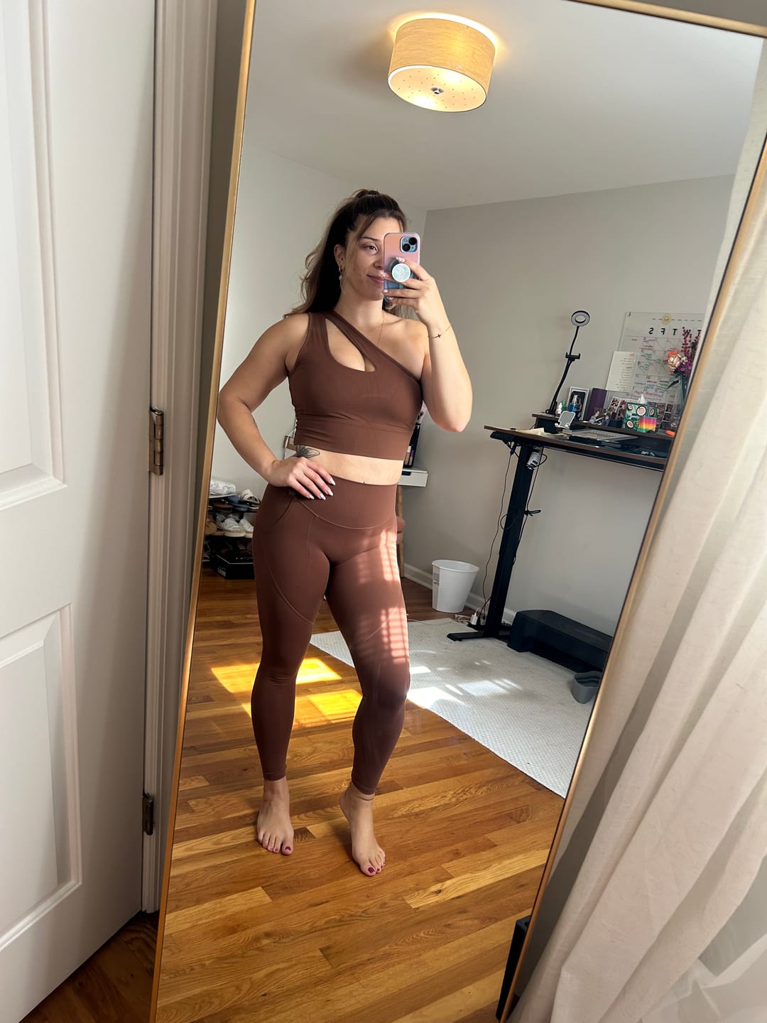 Customer photo review of CONFIDENCE NUDE LEGGINGS of