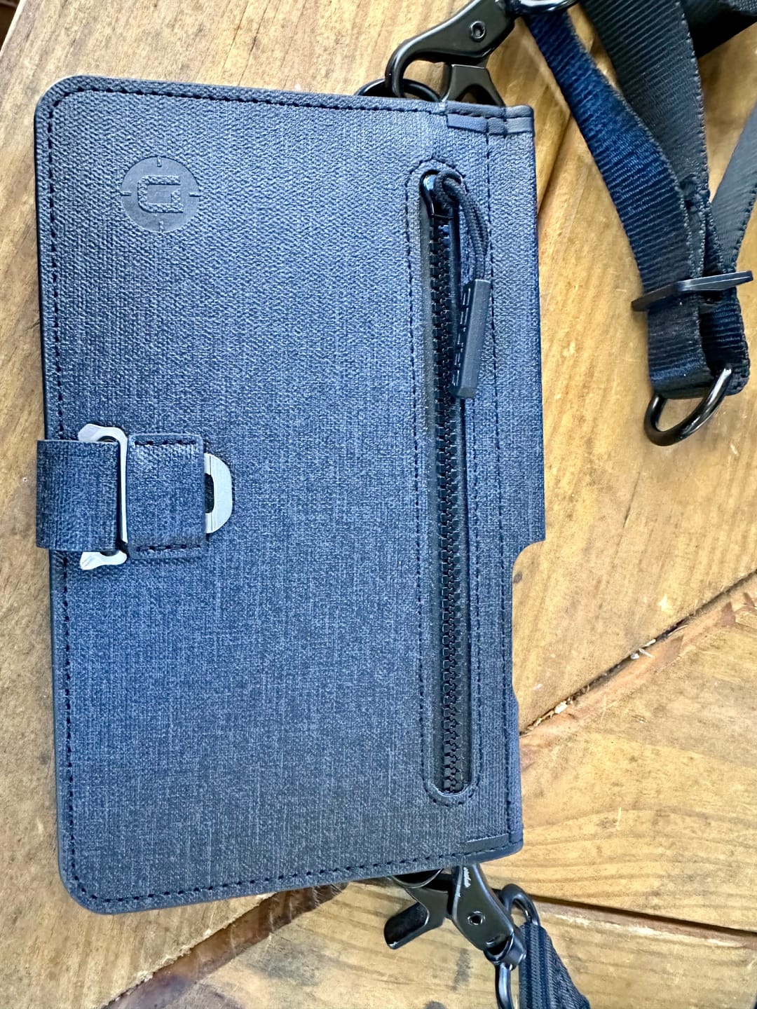 Customer photo review of P01 PIONEER™ TRAVEL WALLET with PEN & NOTEBOOK