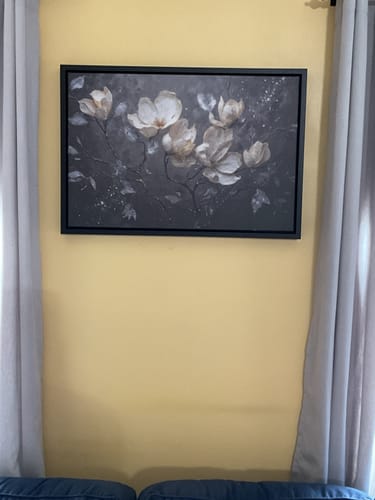 Customer photo review of Midnight Magnolias Wall Art