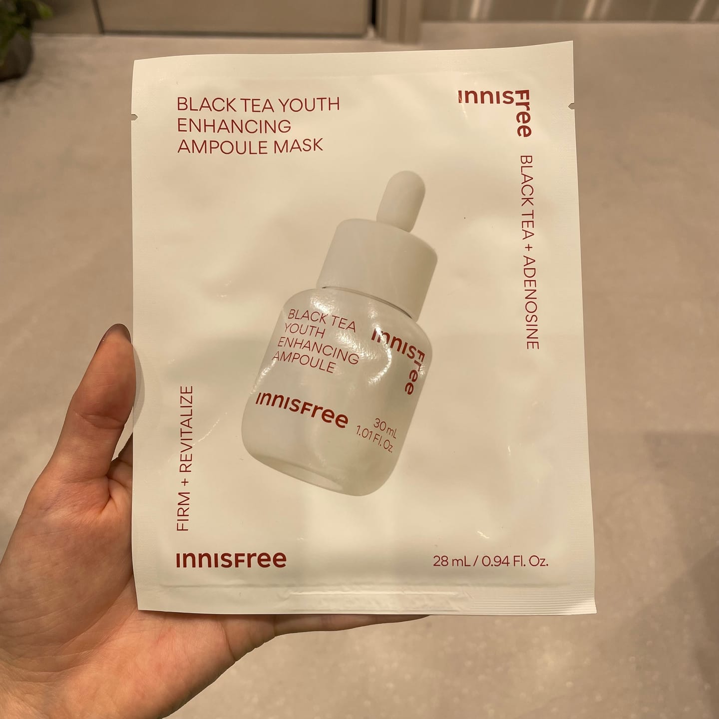 Customer photo review of ブラックティー　ユース　マスクシート