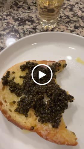 Customer video review of Osetra Caviar