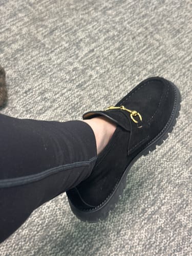 Customer photo review of GG Ankle Boot With Horsebit 15 Black Suede