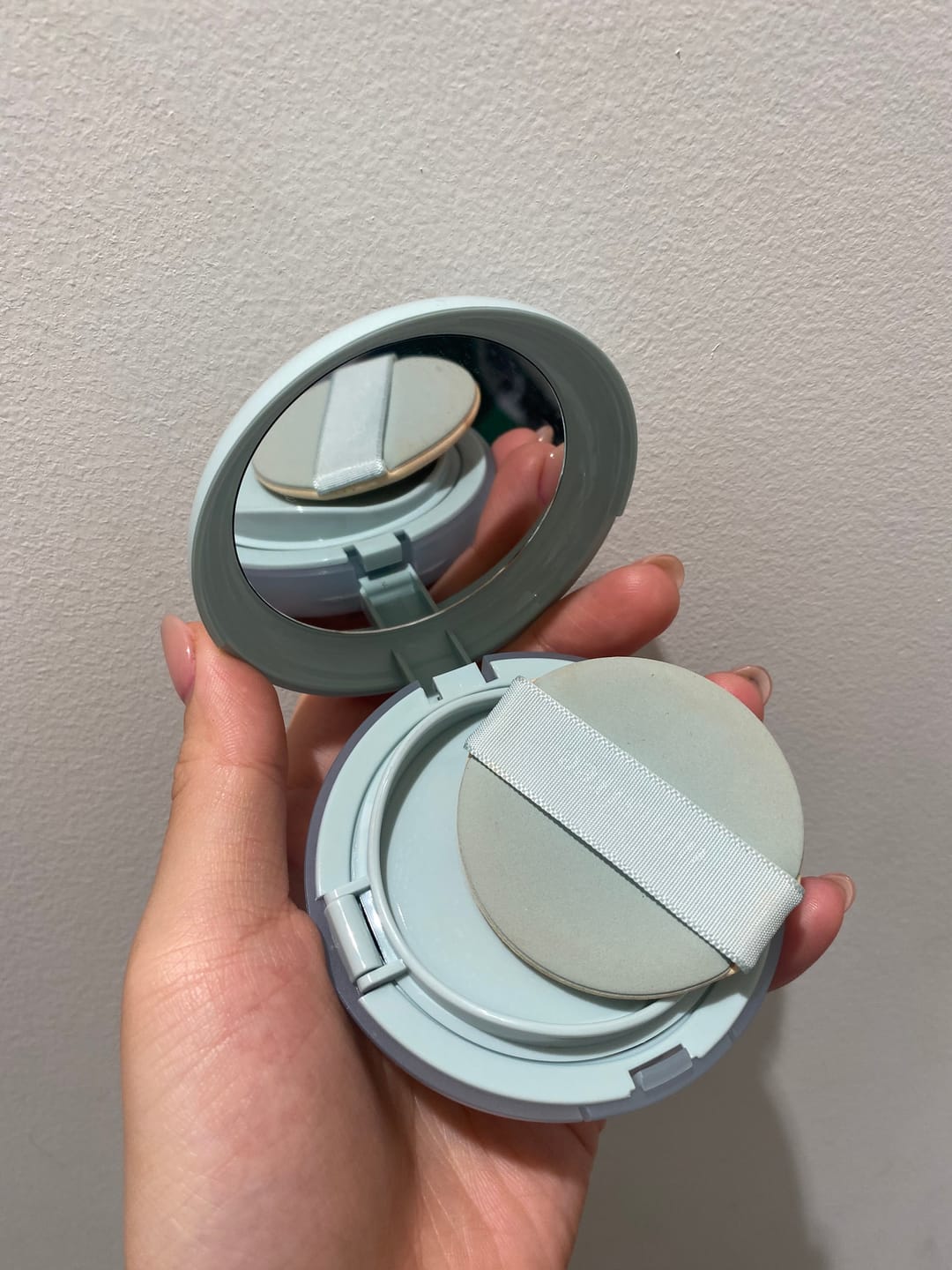 Customer photo review of ノーセバム　パウダー　クッション