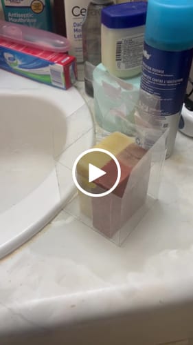 Customer video review of Turmeric Lemon Exfoliating Soap Bar (Hyperpigmentation & Brighten)