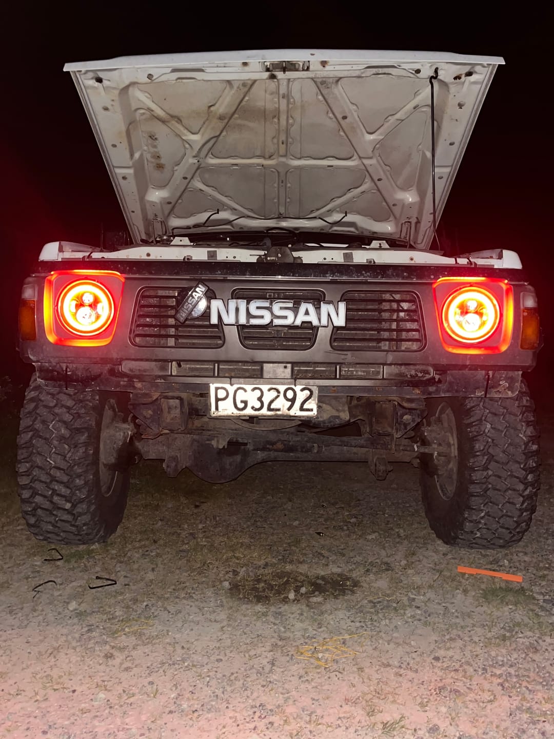 Customer photo review of 7" 'Halo' LED Colour Chasing Headlights