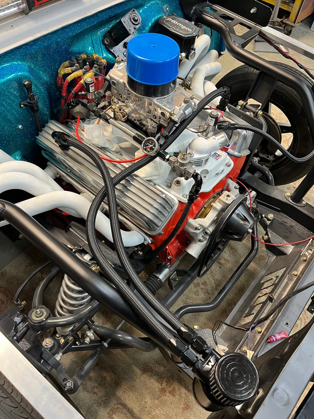 Customer photo review of Top Loader Billet Internally Baffled Oil Catch Can (Dual 10AN Port)