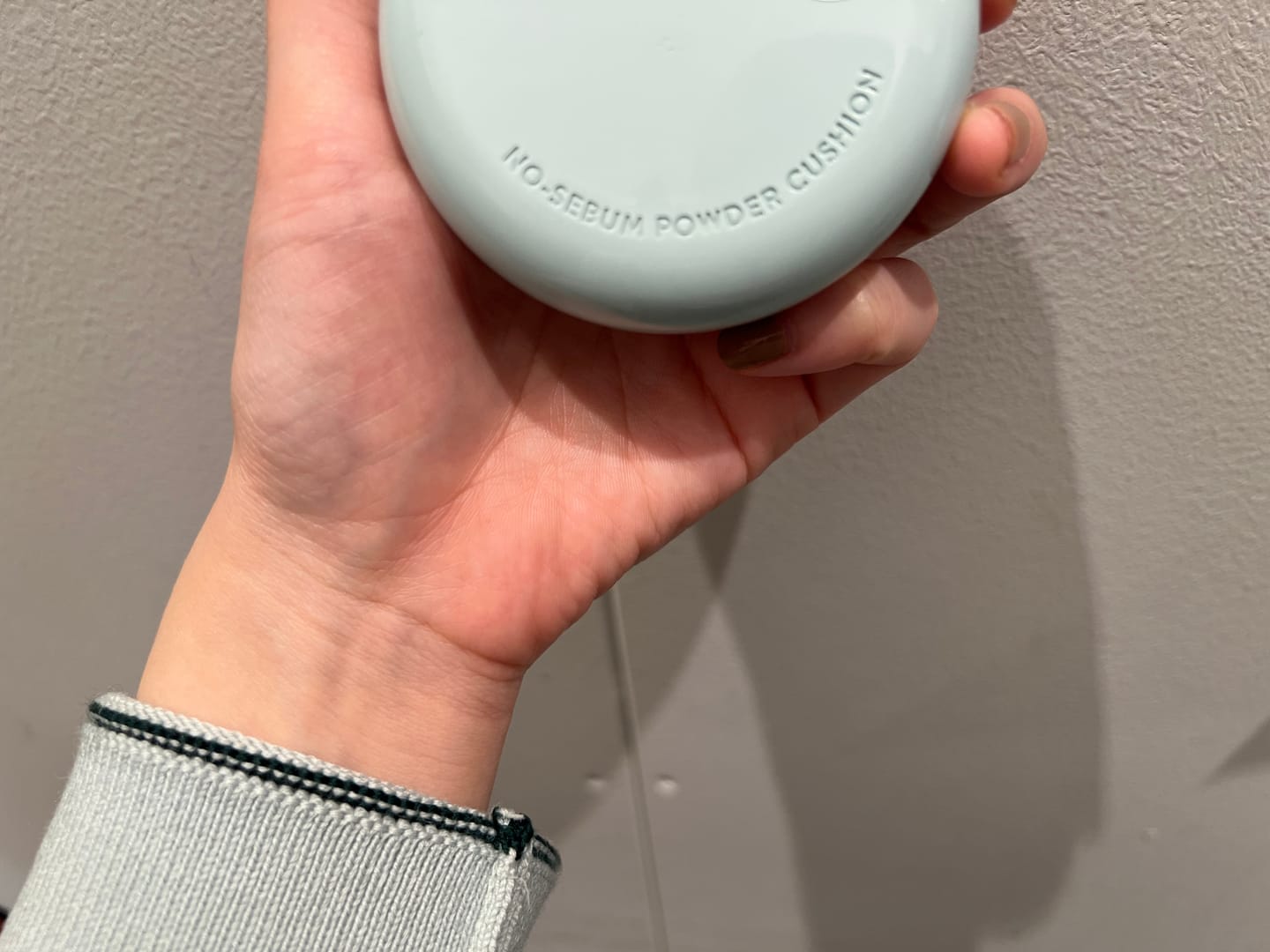 Customer photo review of ノーセバム　パウダー　クッション