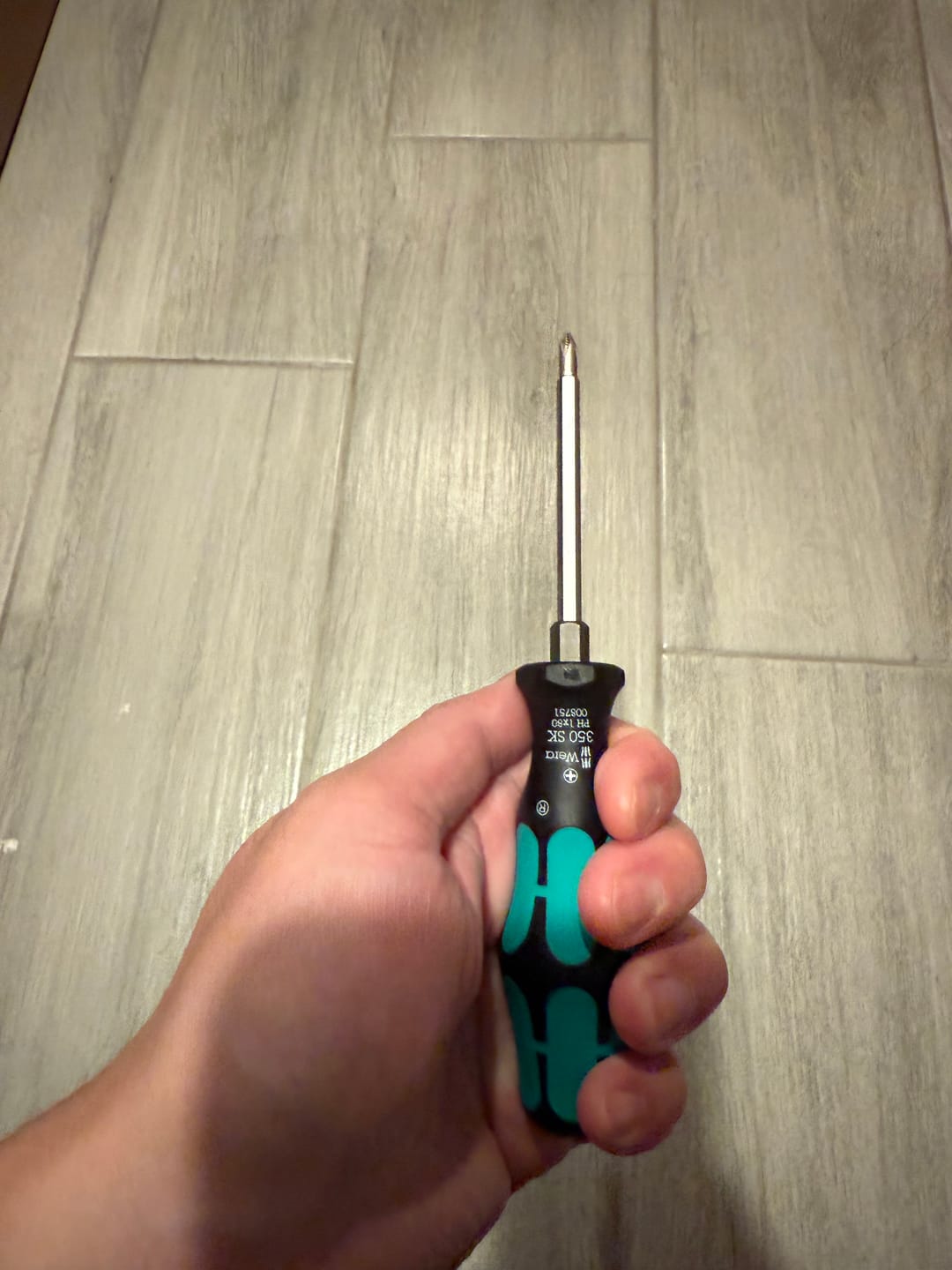 Customer photo review of Wera 350 SK PH Screwdriver for Phillips screws, PH 1 x 80 mm