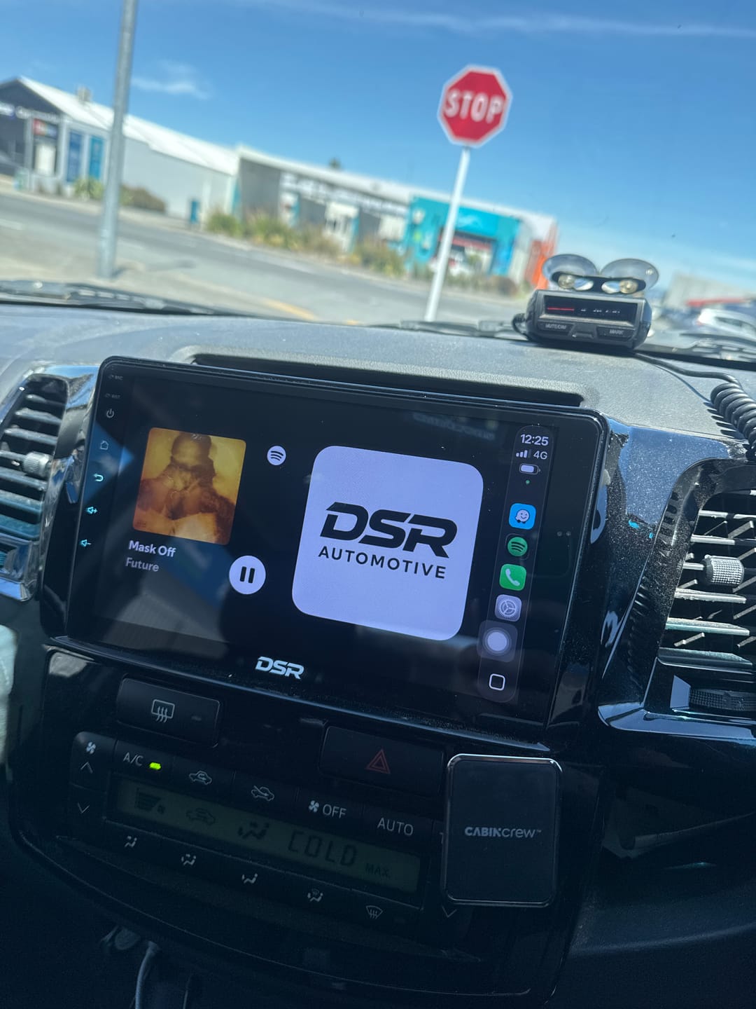 Customer photo review of Toyota Hilux N70 2005–2015 DSR Head Unit