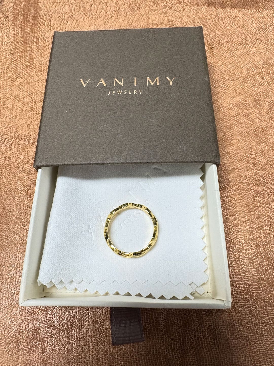 Customer photo review of Sterling Silver Crown of Thorns Ring