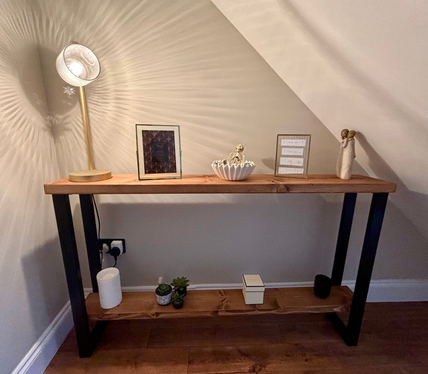Customer photo review of Console Table with Shelf 22.5cm Depth | 84cm High