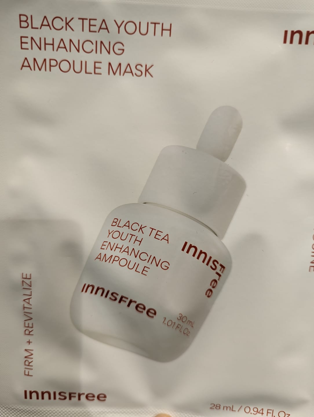 Customer photo review of ブラックティー　ユース　マスクシート