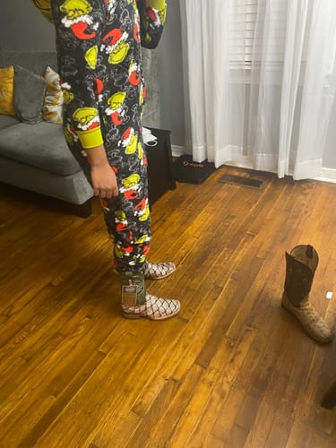 Customer photo review of Cowboy Boot Natural Bass