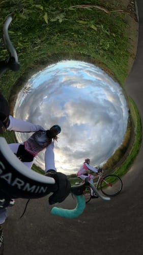 Customer photo review of 1990s Telekom Fleece Retro Long Cycling Kits