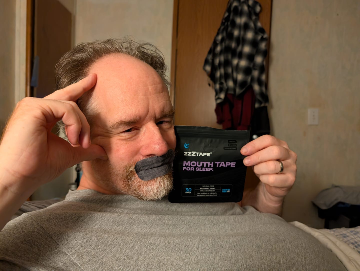 Customer photo review of ZzzTape - Mouth Tape