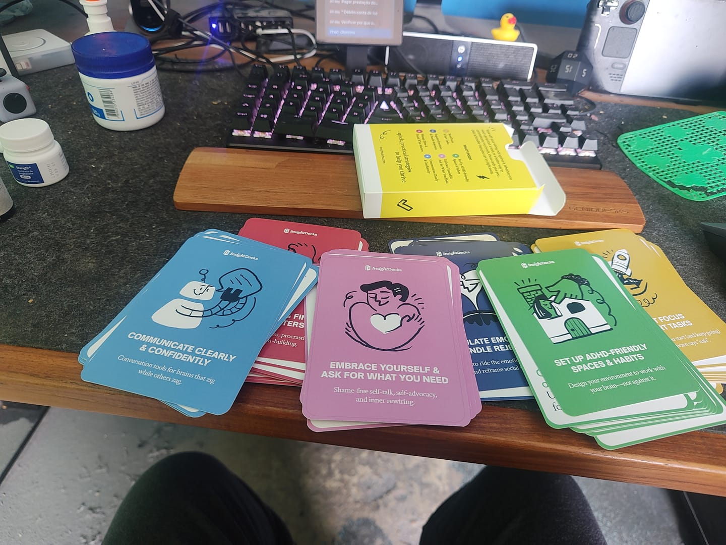 Customer photo review of ADHD Daily Helper Card Deck
