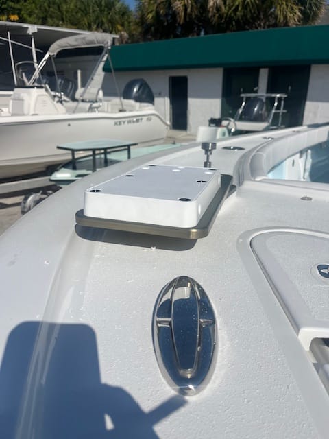 Customer photo review of Sea Swivel Trolling Motor Mount