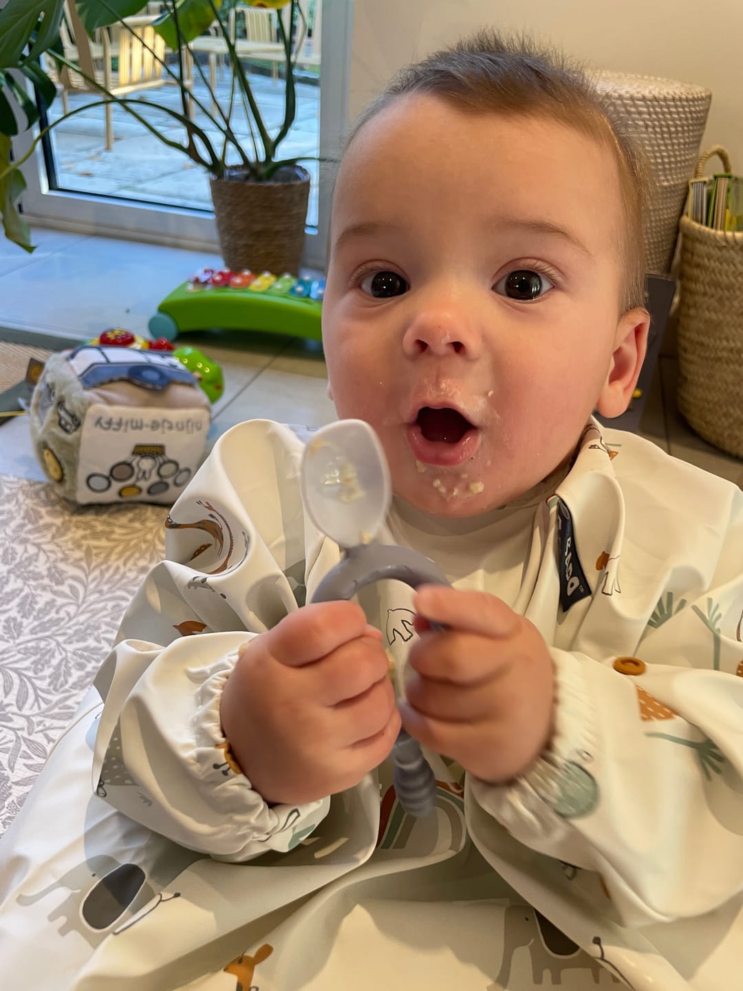 Customer photo review of Multi-stage baby spoon and dipper - Dippit™ (two-pack)