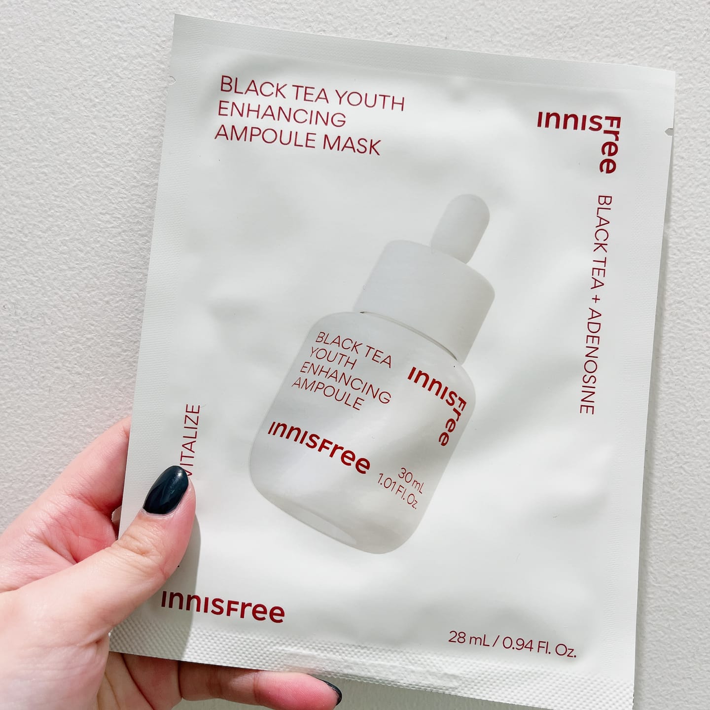 Customer photo review of ブラックティー　ユース　マスクシート