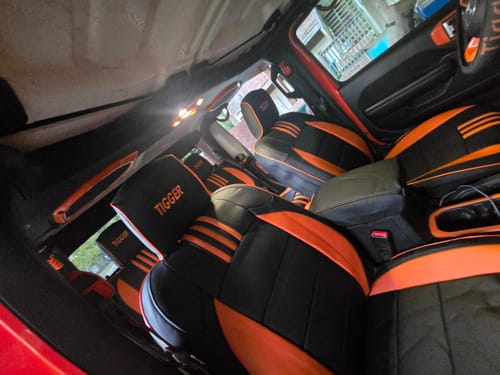 Customer photo review of Premium Custom-Fit Seat Covers