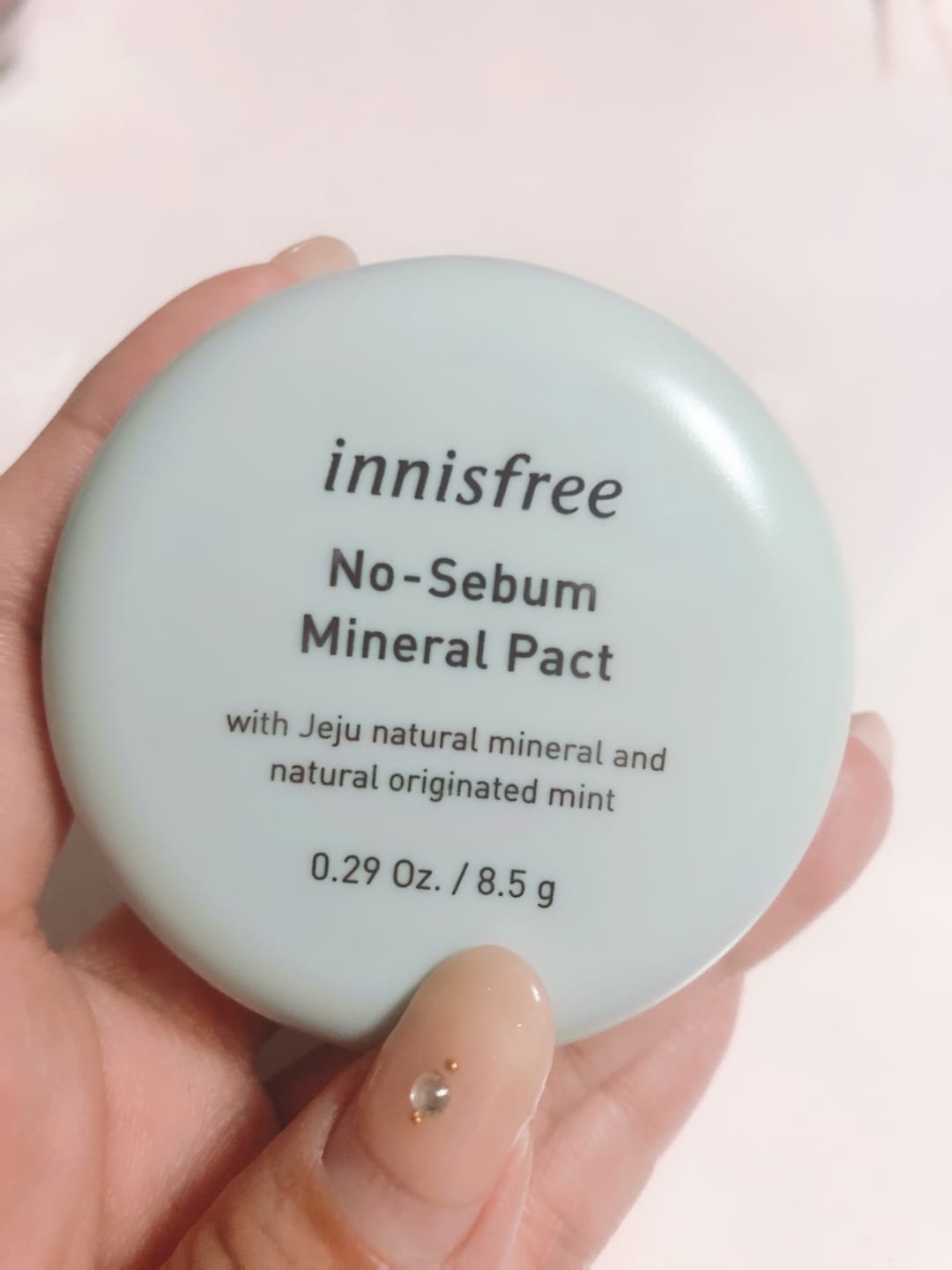 Customer photo review of ノーセバム　ミネラルパクト　S