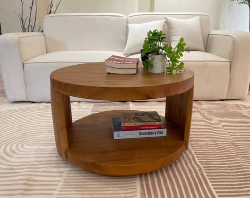 Customer photo review of Rustic Large Wooden Sculpture For Furniture Art Feature