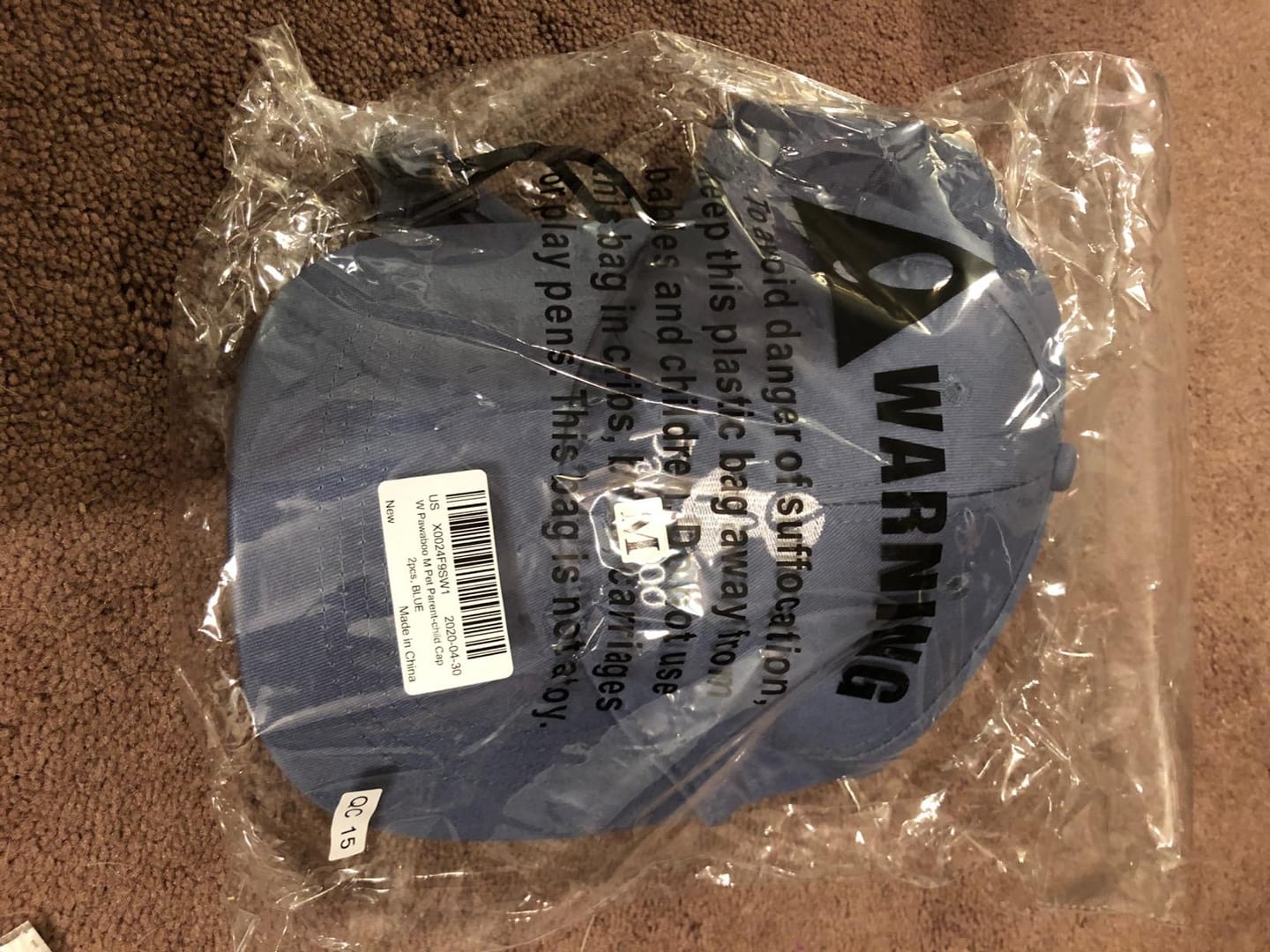 Customer photo review of Baseball Visor Hat