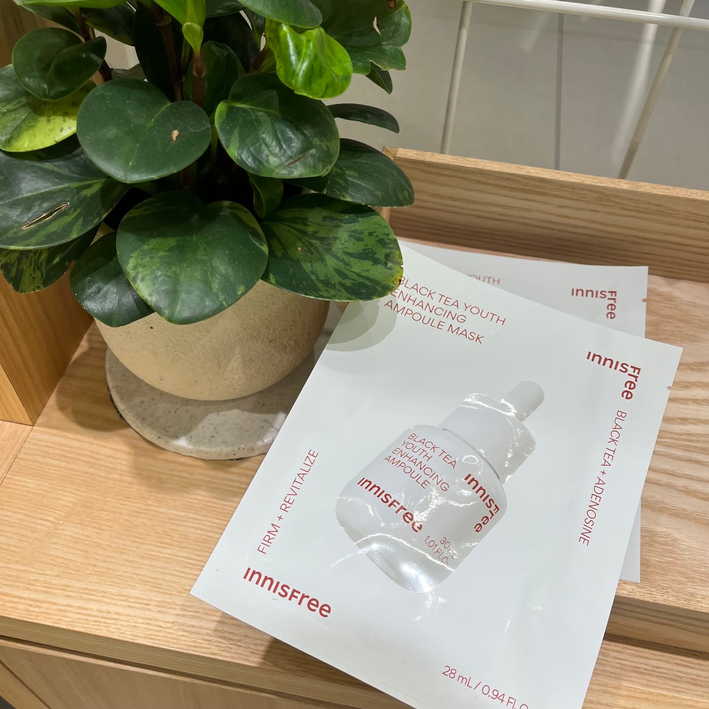 Customer photo review of ブラックティー　ユース　マスクシート