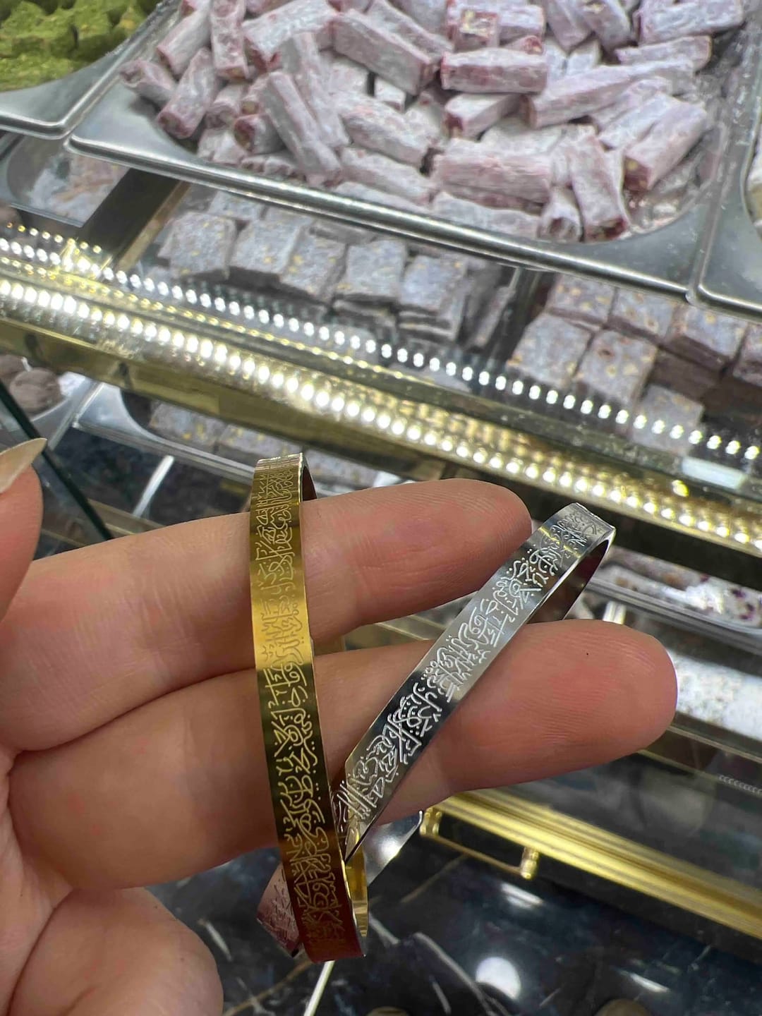 Customer photo review of Ayetel Kürsi Bileklik - Paslanmaz Çilek