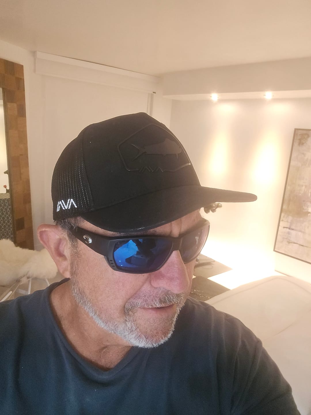 Customer photo review of Black Dorado - Trucker Style Snap Back Hat