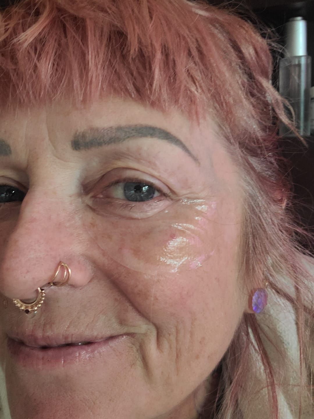 Customer photo review of Collagen eye patch Jericho rose jelly