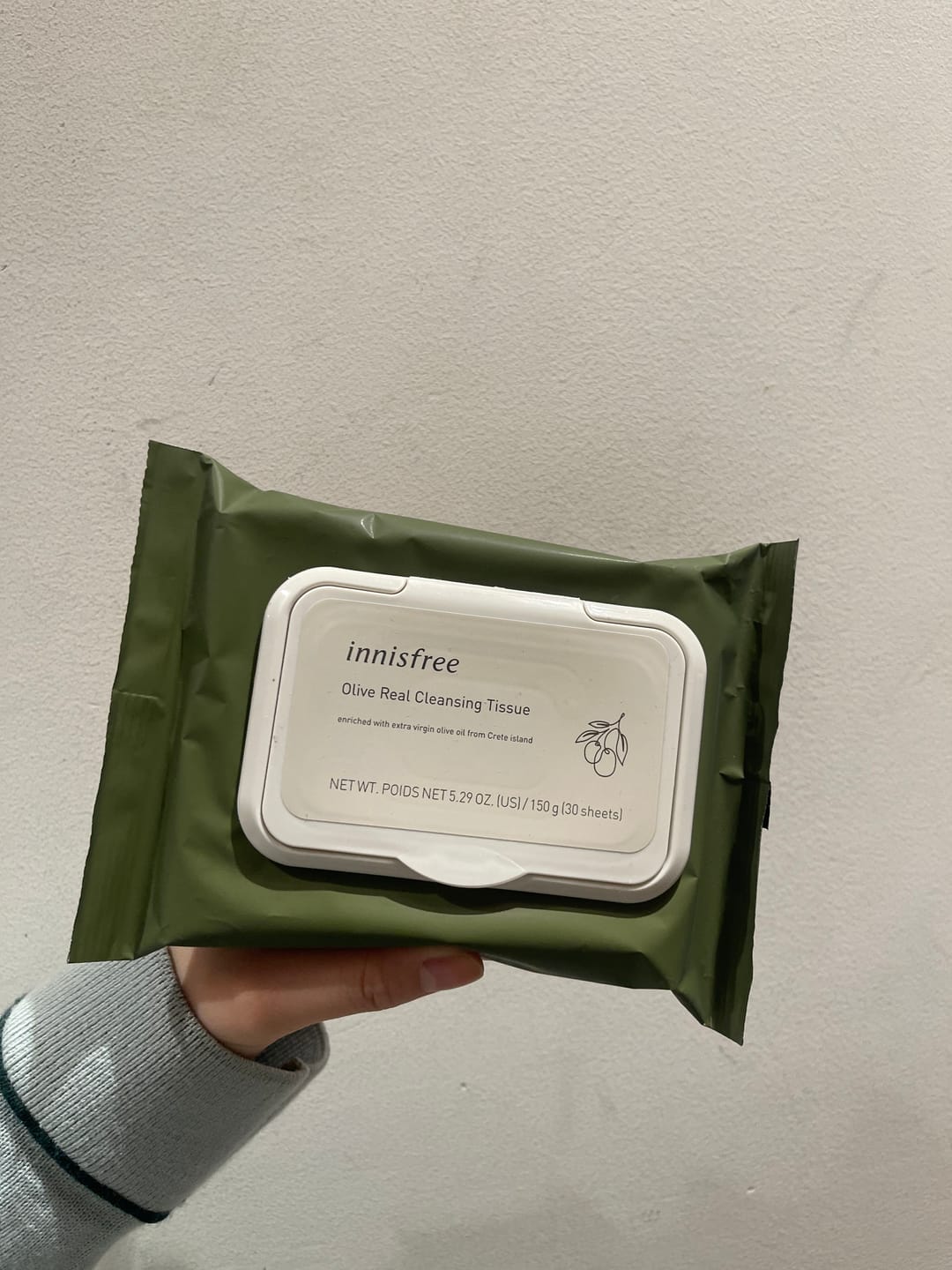 Customer photo review of オリーブ　ビタミンE　リアル　クレンジングシート