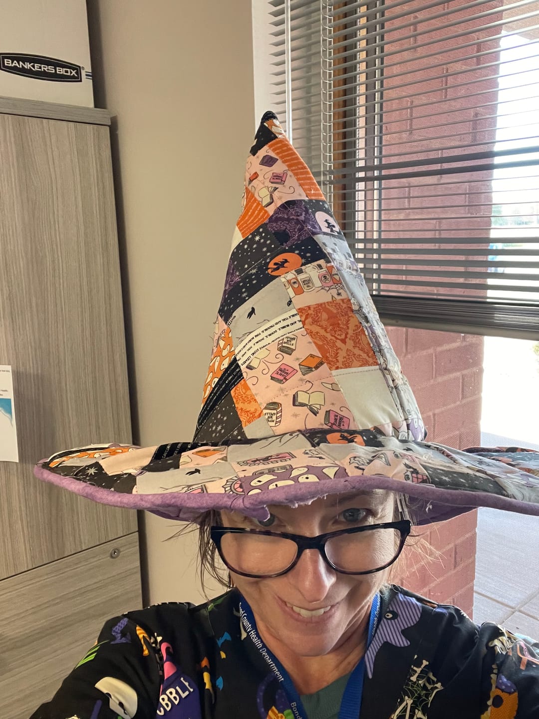 Customer photo review of Spellbound Quilted Witch Hat Sewing Pattern | Digital PDF Pattern